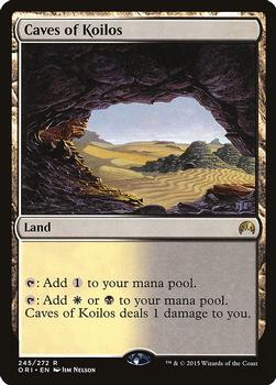 2015 Magic the Gathering Magic Origins #245 Caves of Koilos Front