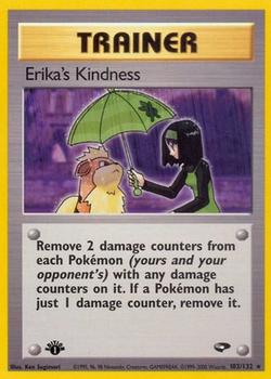 2000 Pokemon Gym Challenge 1st Edition #103/132 Erika's Kindness Front