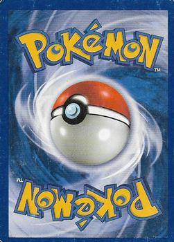 2000 Pokemon Neo Genesis 1st Edition #90/111 Time Capsule Back