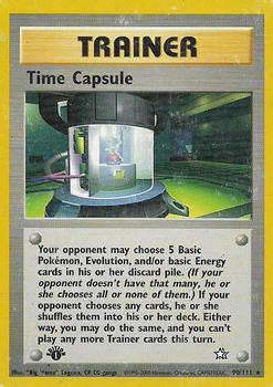 2000 Pokemon Neo Genesis 1st Edition #90/111 Time Capsule Front