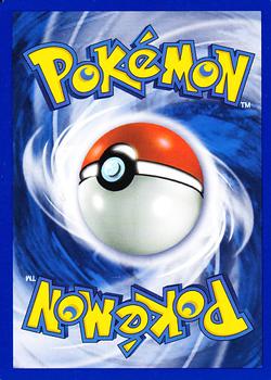 2000 Pokemon Neo Genesis 1st Edition #97/111 Sprout Tower Back