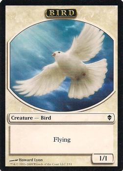 2009 Magic the Gathering Zendikar - Tokens #2/11 Bird Front