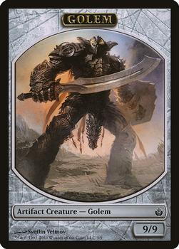 2011 Magic the Gathering Mirrodin Besieged - Tokens #3/5 Golem Front