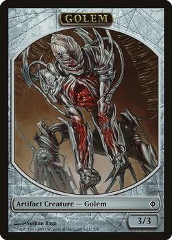 2011 Magic the Gathering New Phyrexia - Tokens #3/4 Golem Front