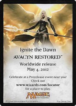2011 Magic the Gathering Innistrad - Tokens #1/12 Angel Back