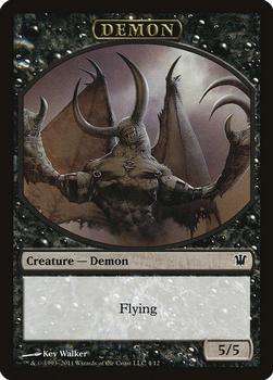 2011 Magic the Gathering Innistrad - Tokens #4/12 Demon Front