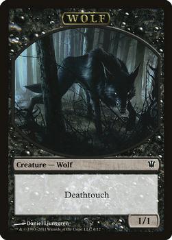 2011 Magic the Gathering Innistrad - Tokens #6/12 Wolf Front