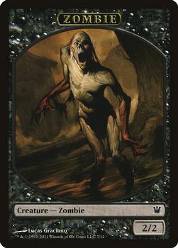 2011 Magic the Gathering Innistrad - Tokens #7/12 Zombie Front