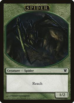 2011 Magic the Gathering Innistrad - Tokens #11/12 Spider Front