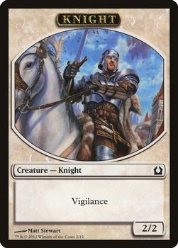 2012 Magic the Gathering Return to Ravnica - Tokens #2/12 Knight Front