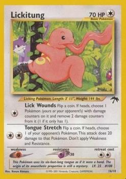 2001 Pokemon Southern Islands #16/18 Lickitung Front