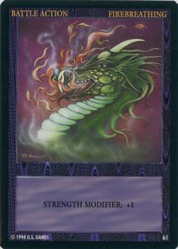 1995 U.S. Games Wyvern Premiere Limited #61 Firebreathing Front