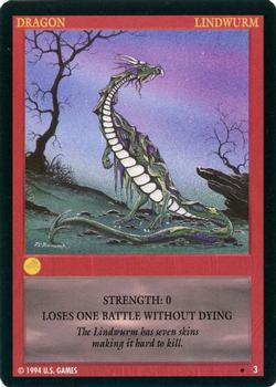 1995 U.S. Games Wyvern Limited #3 Lindwurm Front
