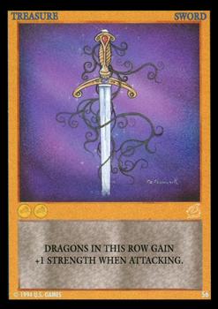 1997 Wyvern: Kingdom Unlimited #56 Sword Front
