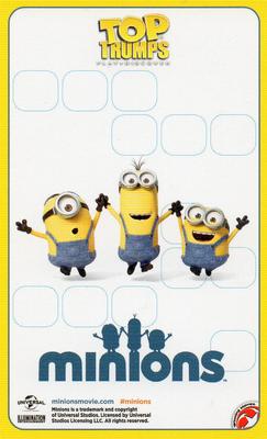2015 Top Trumps Minions #NNO Bored silly Back