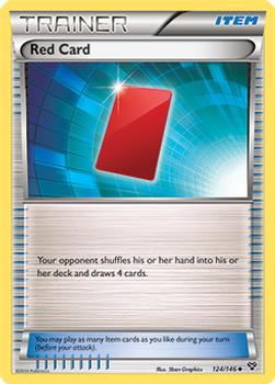 2014 Pokemon XY #124/146 Red Card Front