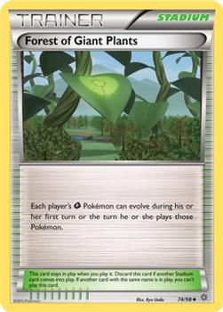 2015 Pokemon XY Ancient Origins #74/98 Forest of Giant Plants Front