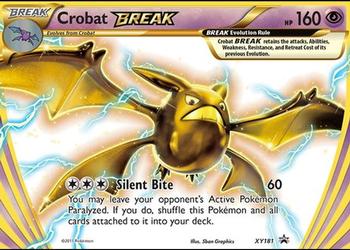 2013-17 Pokemon XY Promos #XY181 Crobat BREAK Front