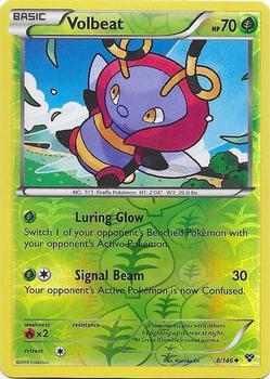 2014 Pokemon XY - Reverse Foil #8 Volbeat Front