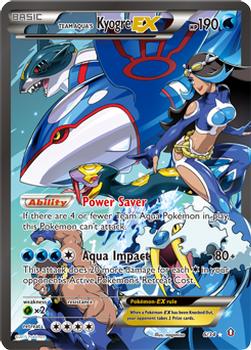 2015 Pokemon XY Double Crisis #6 Team Aqua's Kyogre EX Front