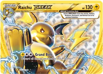 2015 Pokemon XY BREAKthrough #50/162 Raichu Front