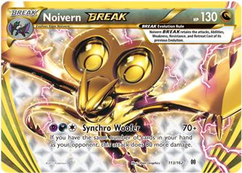 2015 Pokemon XY BREAKthrough #113/162 Noivern Front