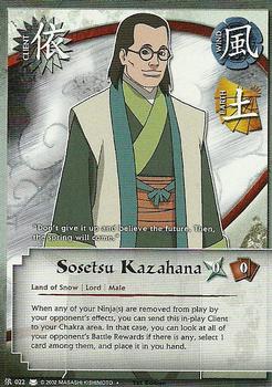 2007 Naruto Series 6: Eternal Rivalry - 1st Edition #ERC-022 Sosetsu Kazahana Front
