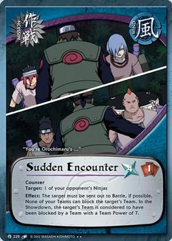 2007 Naruto Series 7: Quest for Power #QFPM-229 Sudden Encounter Front