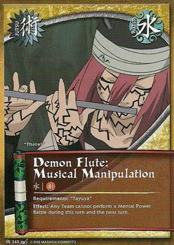 2008 Naruto Series 8: Battle of Destiny #BODJ-263 Demon Flute: Musical Manipulation Front