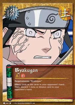 2008 Naruto Series 9: The Chosen #TCJ-042 Byakugan Front