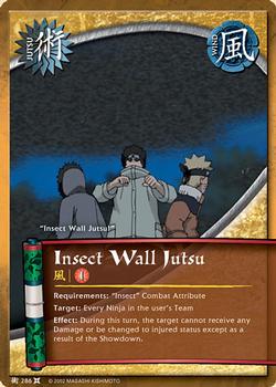 2008 Naruto Series 9: The Chosen #TCJ-286 Insect Wall Jutsu Front