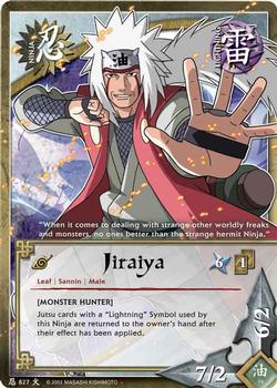 2010 Naruto Series 17: Will of Fire #WOFN-827 Jiraiya Front