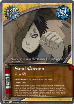 2010 Naruto Series 18: Fangs of the Snake #FotSJ-737 Sand Cocoon Front
