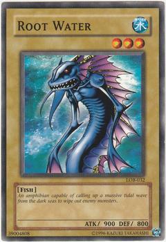 2002 Yu-Gi-Oh! Legend of Blue Eyes White Dragon North American English #LOB-032 Root Water Front