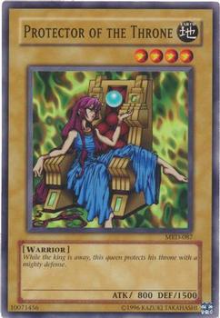2002 Yu-Gi-Oh! Metal Raiders #MRD-087 Protector of the Throne Front