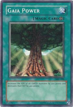 2002 Yu-Gi-Oh! Magic Ruler North American English #MRL-096 Gaia Power Front