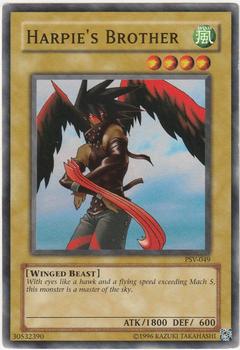 2002 Yu-Gi-Oh! Pharaoh's Servant #PSV-049 Harpie's Brother Front