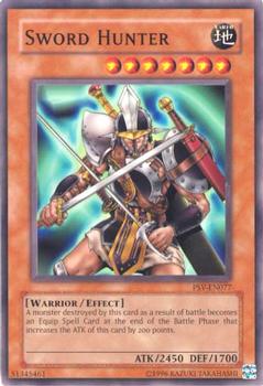 2002 Yu-Gi-Oh! Pharaoh's Servant #PSV-077 Sword Hunter Front