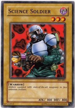 2002 Yu-Gi-Oh! Pharaoh's Servant #PSV-097 Science Soldier Front