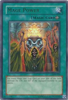 2003 Yu-Gi-Oh! Labyrinth of Nightmare #LON-050 Mage Power Front