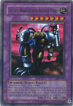 2003 Yu-Gi-Oh! Labyrinth of Nightmare #LON-077 The Last Warrior from Another Planet Front