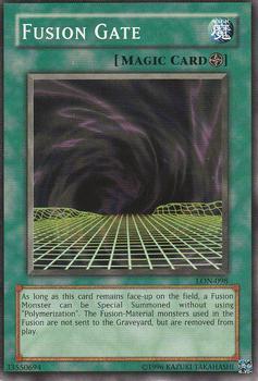 2003 Yu-Gi-Oh! Labyrinth of Nightmare #LON-098 Fusion Gate Front