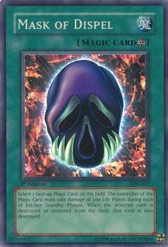 2003 Yu-Gi-Oh! Labyrinth of Nightmare 1st Edition #LON-017 Mask of Dispel Front