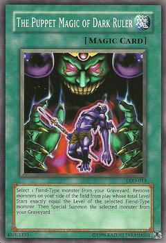2003 Yu-Gi-Oh! Legacy of Darkness #LOD-013 The Puppet Magic of Dark Ruler Front