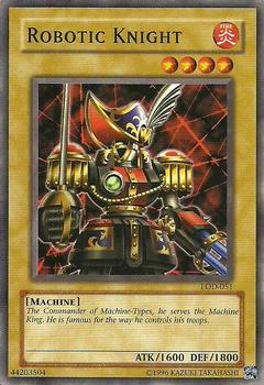 2003 Yu-Gi-Oh! Legacy of Darkness #LOD-051 Robotic Knight Front