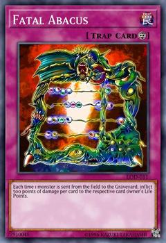 2003 Yu-Gi-Oh! Legacy of Darkness #LOD-011 Fatal Abacus Front
