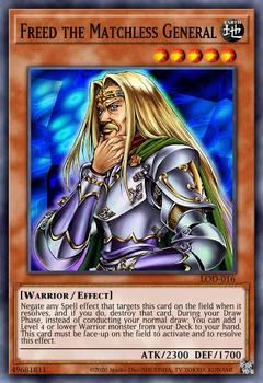 2003 Yu-Gi-Oh! Legacy of Darkness #LOD-016 Freed the Matchless General Front