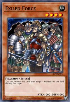 2003 Yu-Gi-Oh! Legacy of Darkness #LOD-023 Exiled Force Front