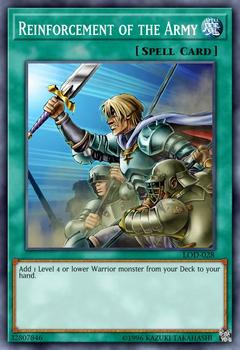 2003 Yu-Gi-Oh! Legacy of Darkness #LOD-028 Reinforcement of the Army Front