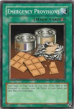 2003 Yu-Gi-Oh! Legacy of Darkness #LOD-033 Emergency Provisions Front